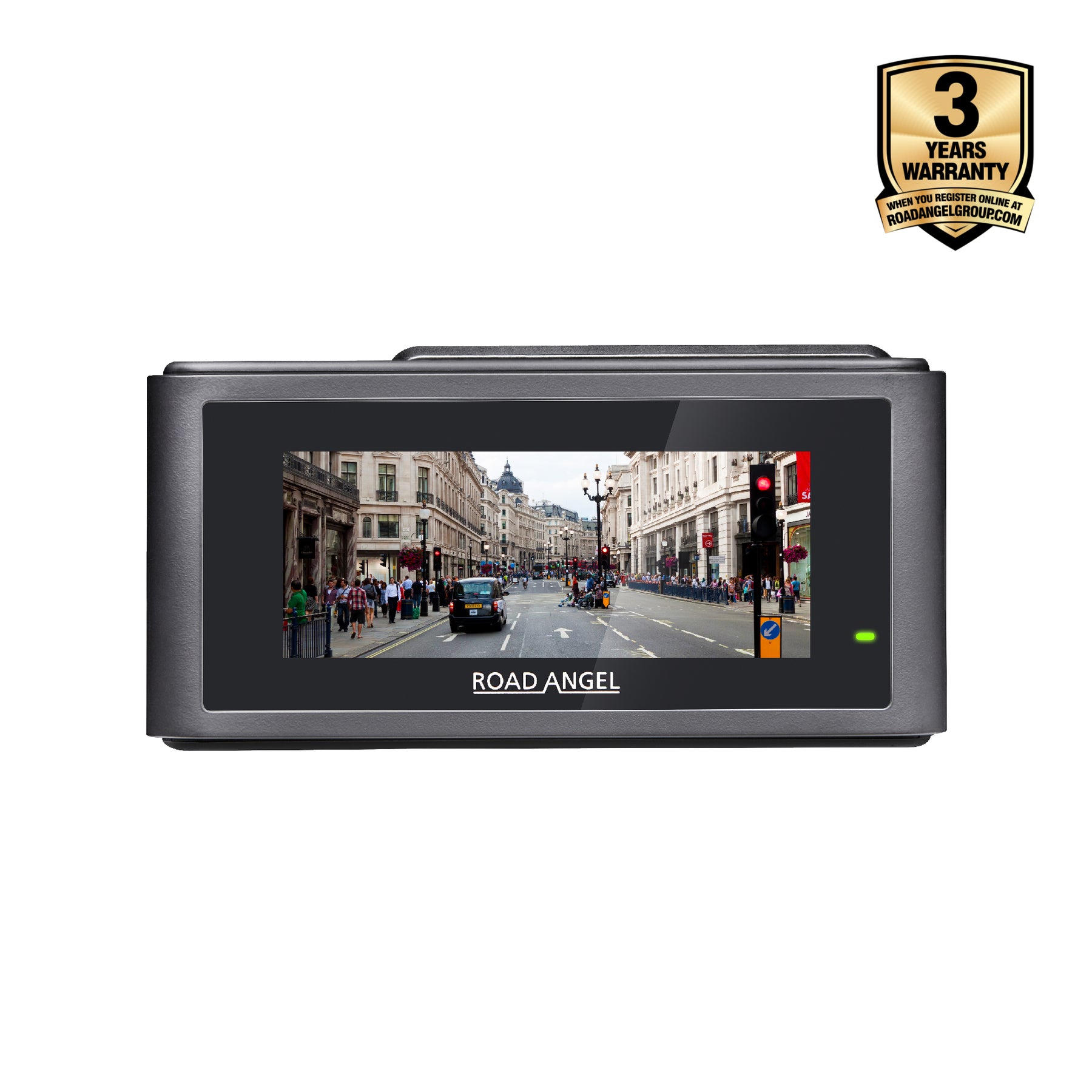 New- Road Angel Halo Play 4K Single Dash Cam with 3.2" Screen, Parking Mode & Quick Release mounting