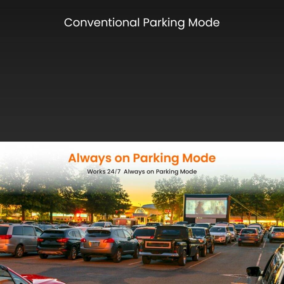 New - Road Angel Halo Edge 4K Single Dash Cam with Parking Mode & Quick Release Mounting