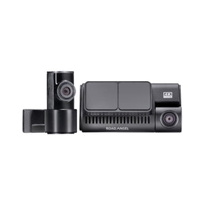 New- Road Angel Halo Ultima 4K Dual Dash Cam with 64GB SD Card & Hardwiring Kit Bundle