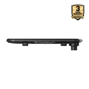 New - Halo View 3 4K – 2160p & 1080p Front & Rear Anti-Glare Mirror Dash Cam with integrated 10 inch LCD touchscreen & Reverse Parking Aid